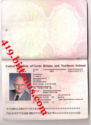 A copy of my international passport details 1
